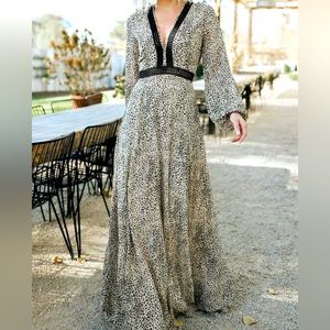 Baltic Born Cha Cha Print Maxi Dress